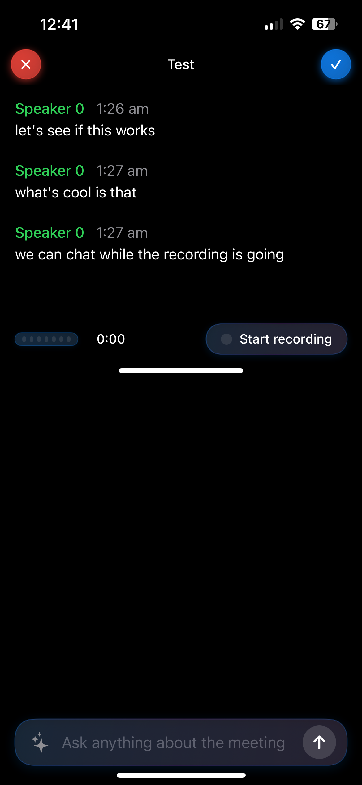 Anjo App Transcription Results